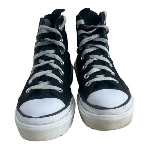 Converse Chuck Taylor All Star Lugged Lift High Black Sneakers Size 5 Kids - Picture 3 of 9